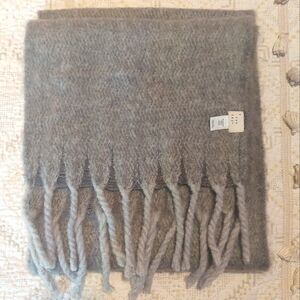 A New Day cozy warm gray scarf
